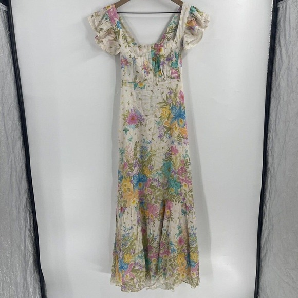 Spell & the Gypsy Collective Lei Lei Frill Gown Maxi Dress XXL NWT - Picture 4 of 8